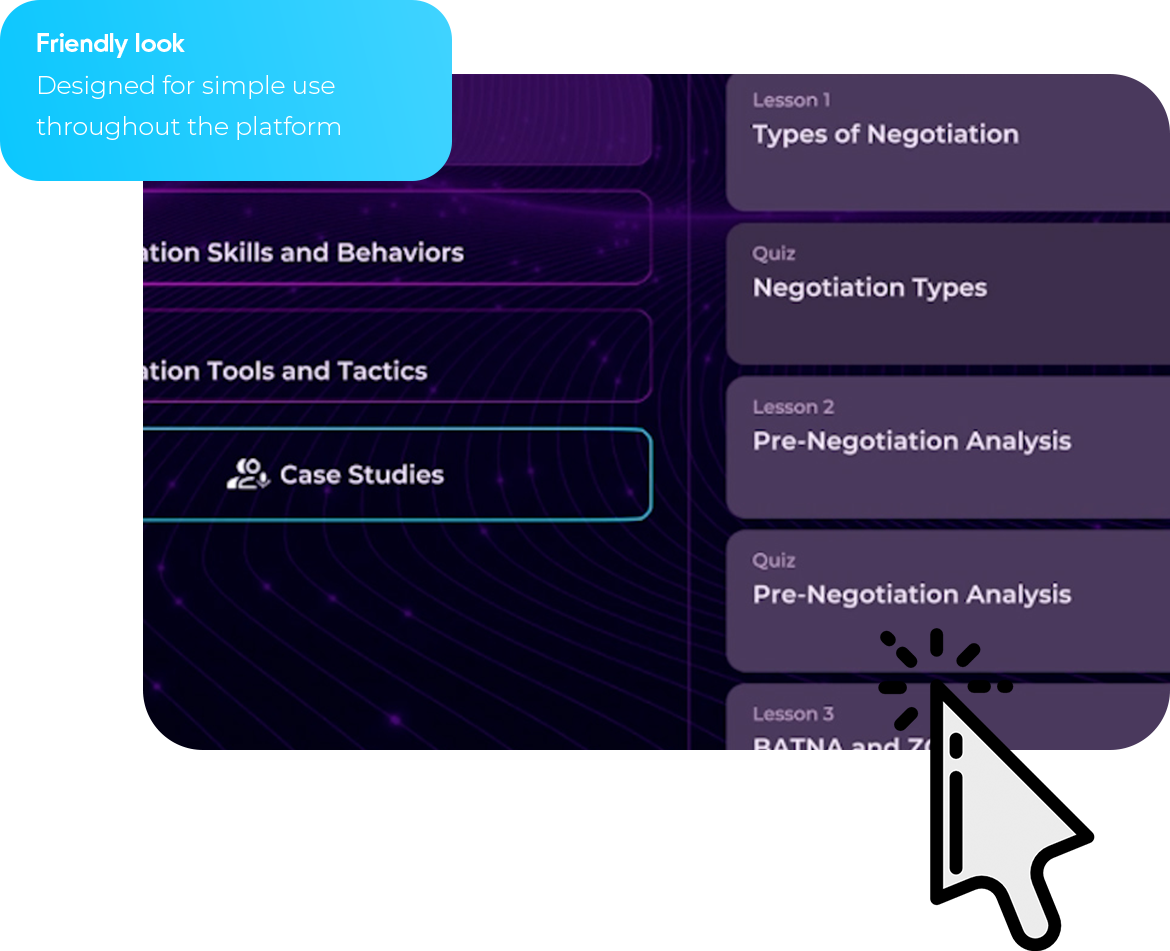 Intuitive Interface LavenirAI